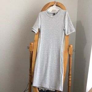 grey bodycon dress NWT